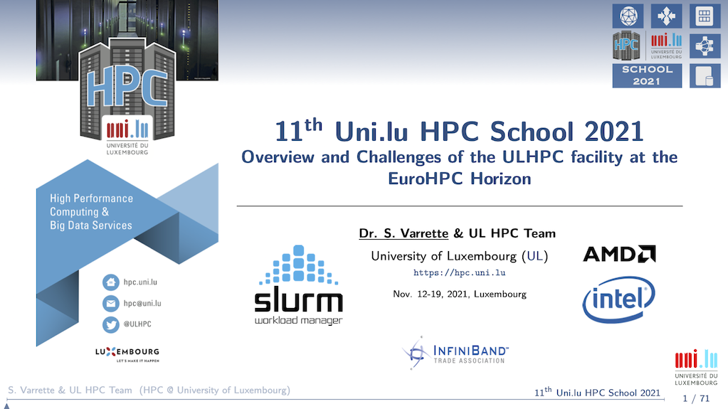 UL HPC Overview at the EuroHPC Horizon